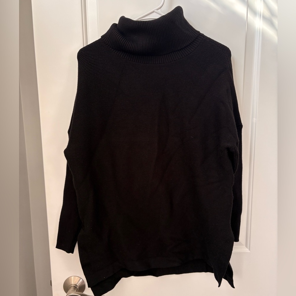 Elegant Black Turtleneck Sweater